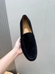 Мужские замшевые лоферы TOD'S черного цвета размер 41 - изображение 5