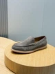 Мужские замшевые лоферы TOD'S цвета хаки размер 41 - изображение 4