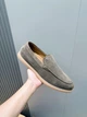 Мужские замшевые лоферы TOD'S цвета хаки размер 41 - изображение 5