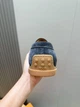 Мужские замшевые лоферы TOD'S голубого цвета размер 41 - изображение 6