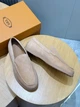 Мужские замшевые лоферы TOD'S бежевого цвета размер 41 - изображение 8