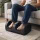 Масажер для ніг роликовий з підігрівом Foot Massager, домашній електромасажер для зняття втоми та напруги стоп і литок з 3 рівнями інтенсивності, від мережі, для дому та офісу Чорний, WMS-026-Black - зображення 1