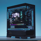 Корпус ThundeRobot Black Warrior Genesis игровой с панорамным стеклом 270 градусов, поддержка ATX, СЖО 360 мм и 9 вентиляторов - изображение 4