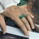 Серебряное кольцо с натуральным агатом 1.805ct, вес изделия 2,41 гр (2213307) - изображение 7