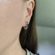 Серебряные серьги с топазом Лондон Блю 1.085ct (2213635) - изображение 7
