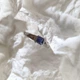 Серебряное кольцо с натуральным сапфиром 0.444ct, фианитами, вес изделия 1,65 гр (2213482) - изображение 3