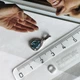 Серебряная подвеска с топазом Лондон Блю 0.844ct, фианитами (2212447) - изображение 4