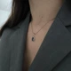 Серебряная подвеска с топазом Лондон Блю 0.844ct, фианитами (2212447) - изображение 8