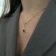 Серебряная подвеска с сапфиром 0.992ct (2214021) - изображение 8