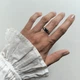 Серебряное кольцо с натуральным сапфиром 0.779ct, вес изделия 2,38 гр (2213468) - изображение 6