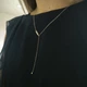 Серебряное колье с без камней, вес изделия 3,25 гр (2211570) - изображение 9