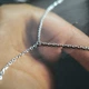 Серебряное колье с без камней, вес изделия 2,41 гр (2211440) - изображение 4