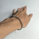 Серебряный браслет с фианитами, вес изделия 5,95 гр (2214823) - изображение 7