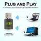Внешний сетевой адаптер 2в1 Addap UWA-08 WiFi + Bluetooth USB 600 Мбит/с - изображение 5