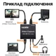 Внешняя карта видеозахвата HDMI-USB Addap VCC-03 4К алюминиевая черная - изображение 4