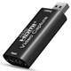 Внешняя карта видеозахвата HDMI-USB 2.0 4К анодированный алюминий черный - изображение 10