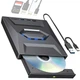 Внешний оптический привод USB 3.0+Type-C Addap EDB-03 черный с USB-хабом и слотом для SD-карт - изображение 1