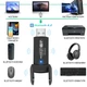 Двохдіапазонний USB Wi-Fi + Bluetooth адаптер Addap UWA-07 1300 Мбіт/с чорний - зображення 9