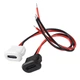 Разъем коннектор USB Type C (мама) 2 pin с проводами, 10 шт, врезные, 5В / 3А, плотное соединение, ремонт USB C, белые и черные - изображение 5