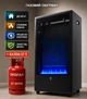 Газовый обогреватель TMC Blue Belle Q 4,2 кВт конвекционный с баллоном - изображение 1