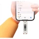 Флеш-накопичувач Aigo 128 ГБ USB 3.2 з двома інтерфейсами, 520 МБ/с M0, подвійне використання для телефону та комп'ютера, велика ємність для офісу та навчання, милий мультяшний дизайн кота для студентів, USB-накопичувач - зображення 1