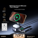 Подставка UGREEN магнитная беспроводная зарядная MagSafe 7.5 Вт складная для iPhone 14-17 Pro Max и AirPods - изображение 6