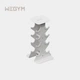 Стійка для гантелей Wegym Friends Style, невелика, багатофункціональна, портативна, набір гантелей, вертикальна, світлого кольору, розмір S - изображение 4