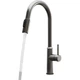Смеситель для кухни MOEN 13350, цвет Gunmetal, с выдвижным поворотным изливом, многофункциональный, брызгозащищенный - изображение 2