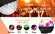 Диско шар светодиодный портативный на аккумуляторе с пультом Crystal Magic Bluetooth Pro Черный 10W - изображение 5