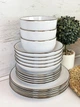 Столовий сервіз 21 пр. Intrendo Gasto Golden rim white IN0021GAS - зображення 2