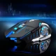 Мышка безпроводная компьюторная, безшумная, оптическая c RGB-подсветкой 2.4G+Bluetooth DPI 800/1000/1200 черная 5194094 - изображение 1