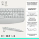 Комплект Logitech Signature Comfort Plus MK880 Wireless/USB-C for Business UA Off-White (920-014033) - зображення 5