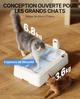 Автоматический самоочищающийся туалет для котов PETKIT PUROBOT CRYSTAL DUO P9905 с камерой AI и Wi-Fi - изображение 8