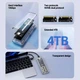 Зовнішній корпус для SSD M.2 NVMe → USB 3.1 Gen2 (10 Гбіт/с), Type-C, прозорий - изображение 7
