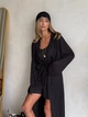 Жіночий костюм BANANA (шорти+майка+кардиган) Milirud 42 Чорний (654-2-ONESIZE) - зображення 2