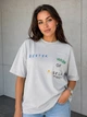 Футболка женская Pepper&mint BX24-19 оверсайз с карманом и вышивкой S светло серая - изображение 1