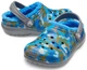 Дитячі крокси для хлопчика Crocs Classic Lined Printed Blue/Multi (27/28, синій) - изображение 1