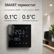 Сенсорний програмований термостат / терморегулятор Wi-Fi з голосовим керуванням та функцією пам'яті для електричної підлоги TuyaSmart MINCO HEAT М3Н Black - зображення 5