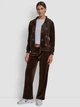 Толстовка на молнии с капюшоном женская Donna Karan NY (DKNY) 144284942 M Коричневая (1161035671) - изображение 3