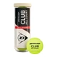 Мячи теннисные Dunlop Club All Court, 3 шт., Yellow (4556618199) - изображение 1