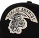 Кепка бейсболка Sons of Anarchy чёрная с вышивкой черепа, регулируемая, размер 56-60 см - изображение 5