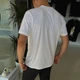 Чоловіча футболка BOSS М Oversize біла з великим логотипом Premium Casual - зображення 4