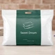 Подушка класична біла Sweet Dream з чохлом на блискавці 50х70 см - зображення 3