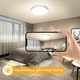 Комплект LED світильників OOWOLF 24W, 23 см, 2 штуки, три колірні температури, LED світильників, металева стельова лампа, комплект плафонів 2 шт - зображення 6