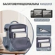 Дорожный рюкзак универсальный T49 Navy Blue - изображение 4