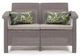 Садовий диван 2-місний Keter Corfu Love Seat капучино (258974) — пластиковий ротанг для тераси та балкона - зображення 4