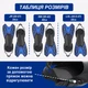 Спортивные ласты для плаванья VelaSport Spider (32/37) регулируемые Длина 34см. с Открытой пяткой Детские и взрослые Синие - изображение 7