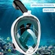 Полнолицевая Снорклинг Маска L/XL FreeB Зелено черная - изображение 4