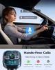 FM-трансмиттер Bluetooth 5.3 в авто (2026), Зарядка PD 36W + QC 3.0, 2 микрофона - изображение 6