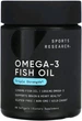 Sports Research Omega-3 Fish Oil Triple Strength 60 капсул - изображение 1